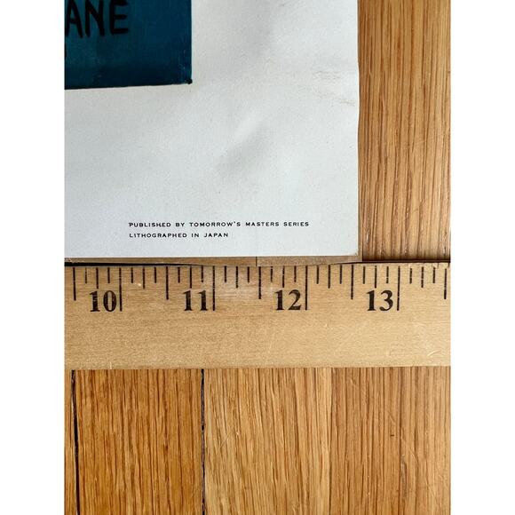 Vtg Print Girl And Her Cat 1961 Margaret Keane Big Eye No Frame 15x12” - Picture 9 of 11